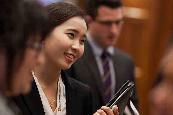 College of Arts and Science students have internship experience.